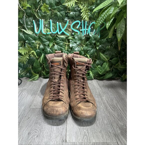 Harley Davidson Men’s Biker Work Brown Men Size 8.5 Boots main image 7